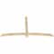 Ekena Millwork Bellingham Rough Sawn Timber Gable Bracket, Douglas Fir, 84"W x 45"H x 2"D x 4"F, 13/12 Pitch GBW084X45X0204BEL00RDF - alternate 4